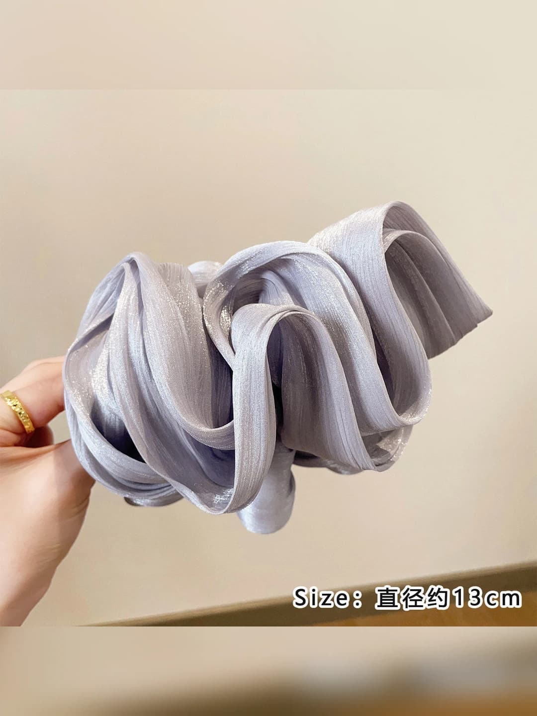 5# Grey-purple clip ~13 cm