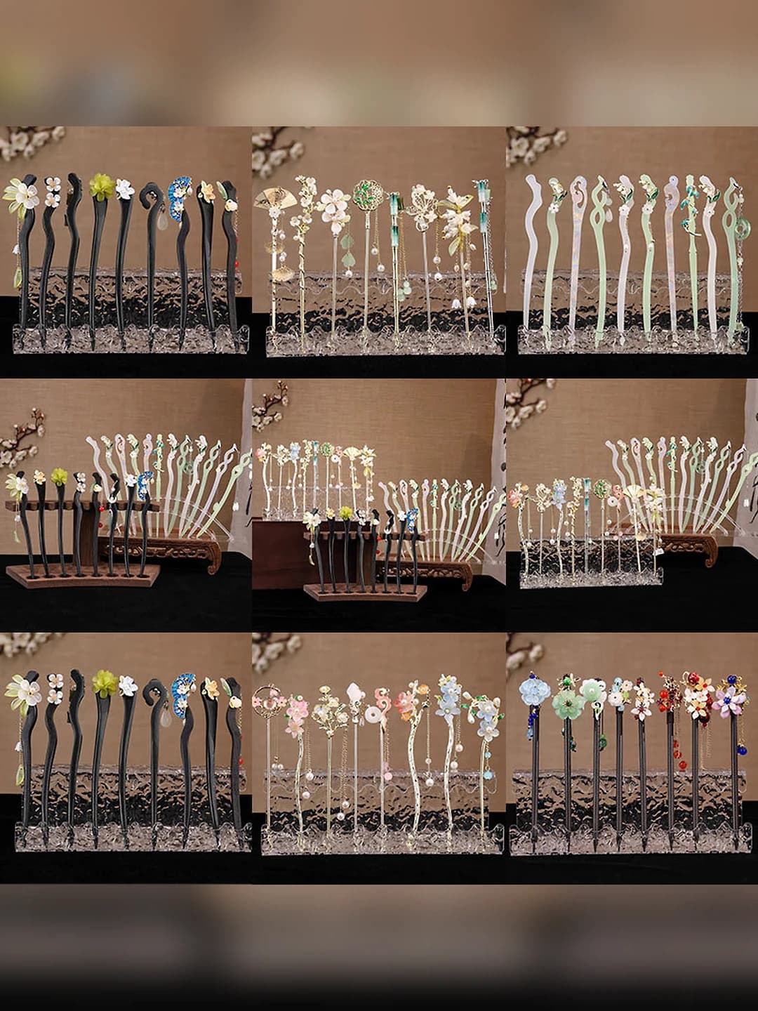 Women's hairpins and bobby pins: gufeng style, new chinese design element, floral shape, 2026 hair accessory