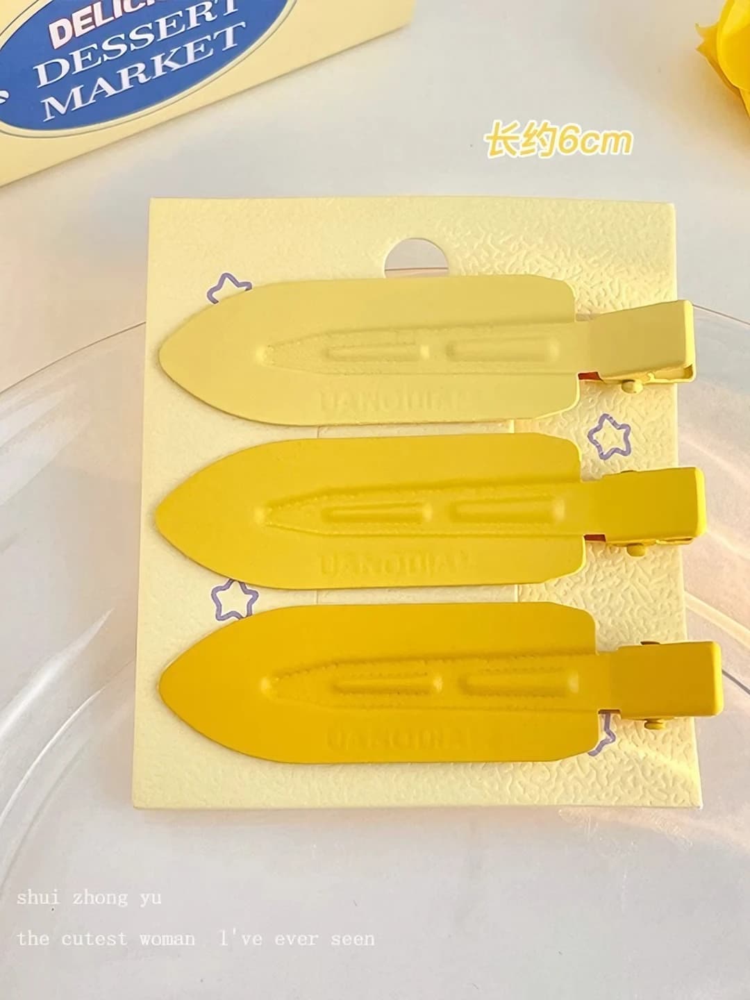 Ginger yellow, 3 pcs