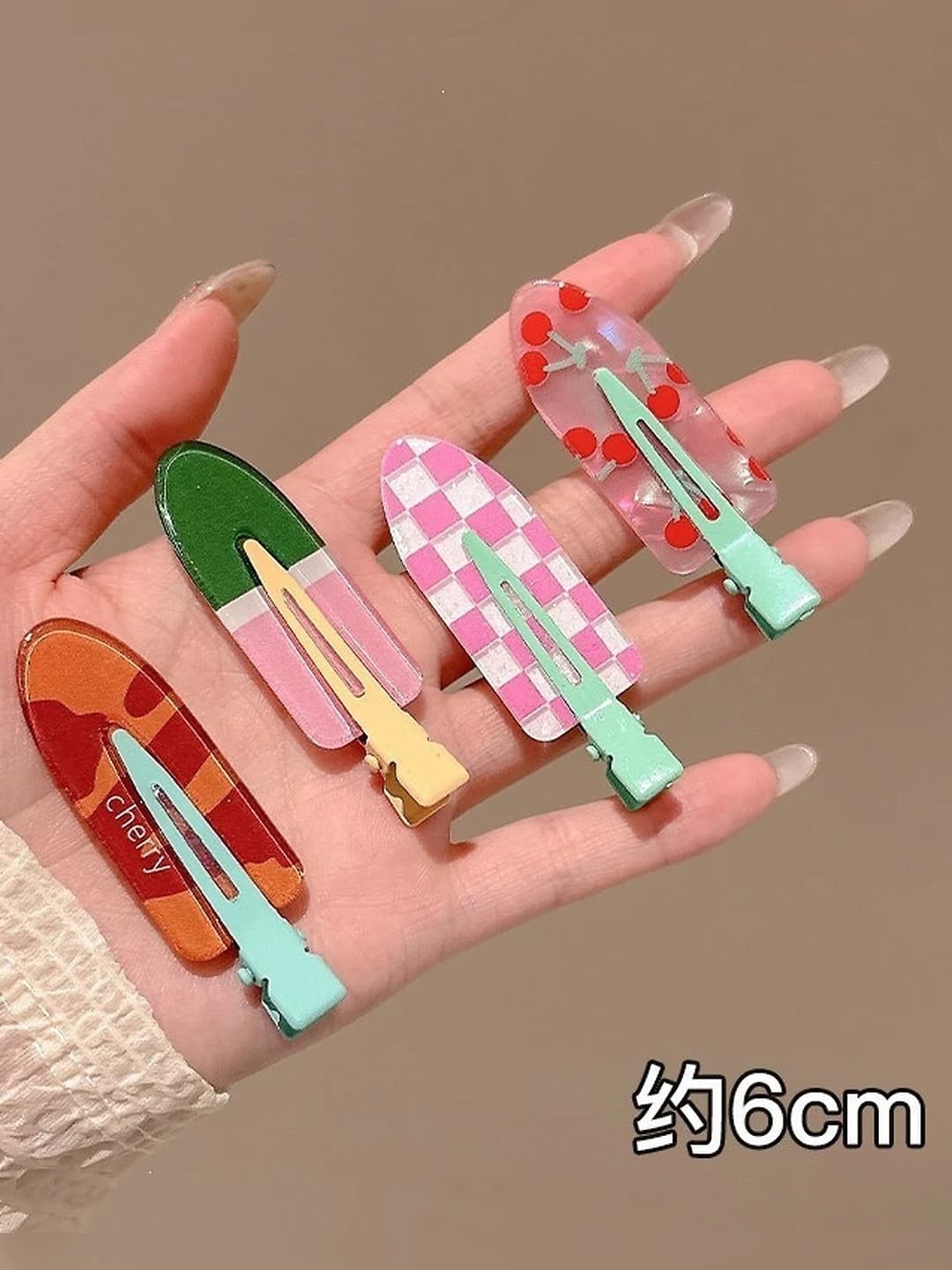 Cherry and watermelon, 4 pcs