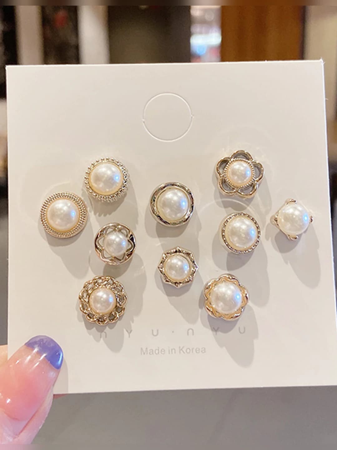 4# Pearl, mixed, 10 pc