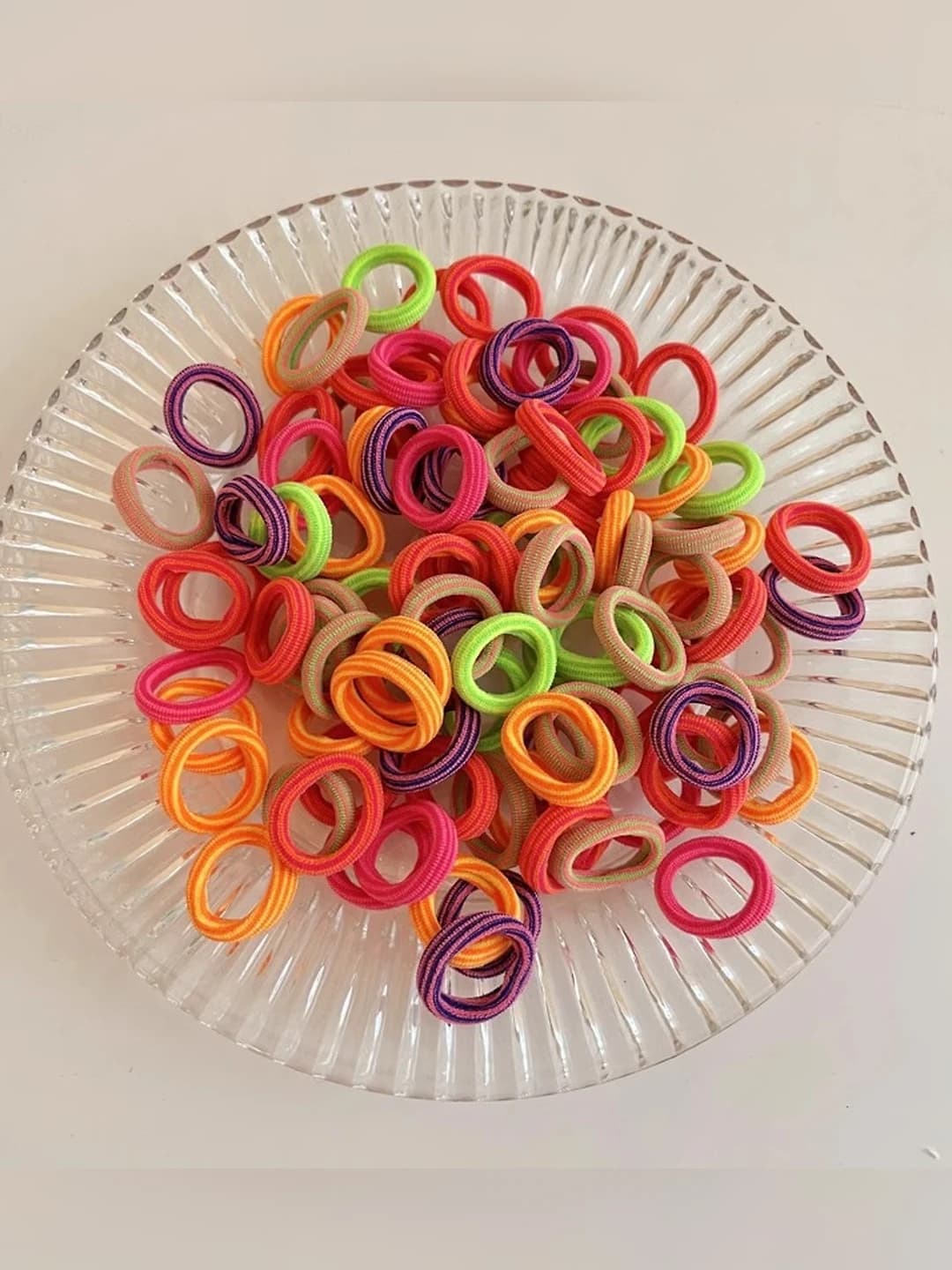 33. Rangli yo'l-yo'l, 100 dona, sumka, ~2 sm
