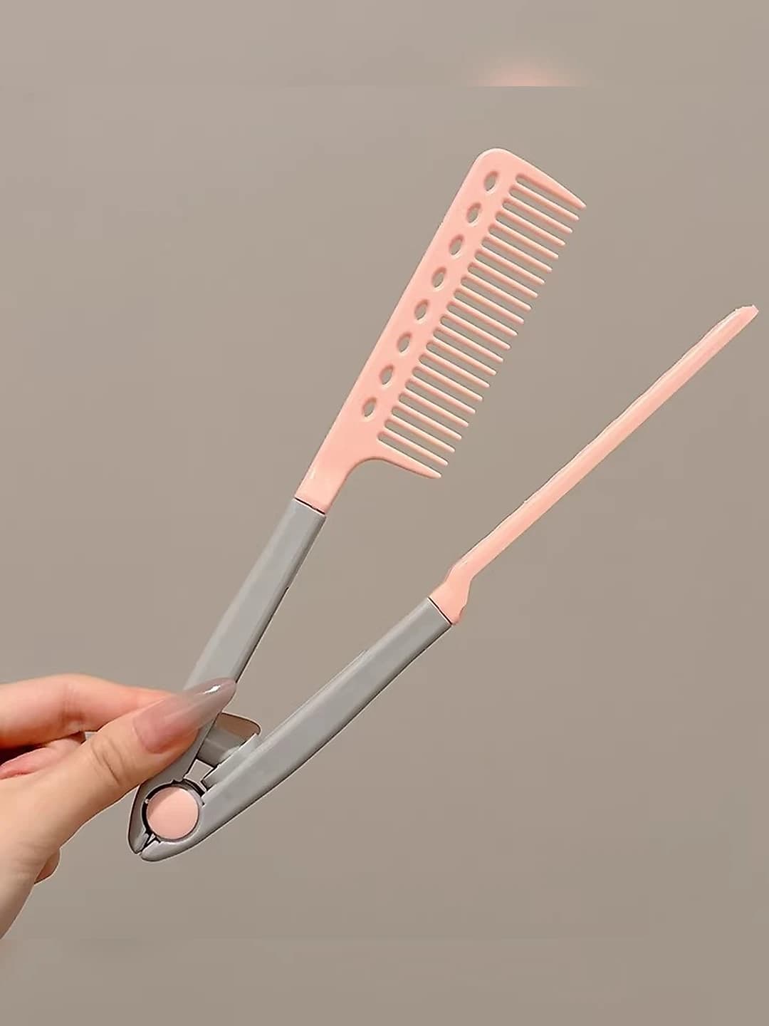 Rose pink V comb ~24.5 cm