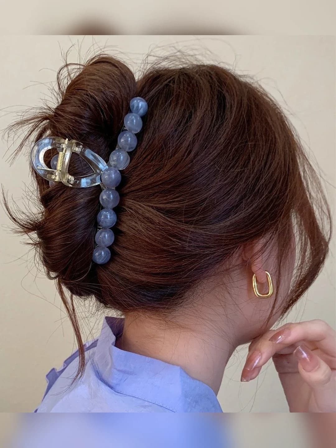 2# Blue jelly clip ~13 cm