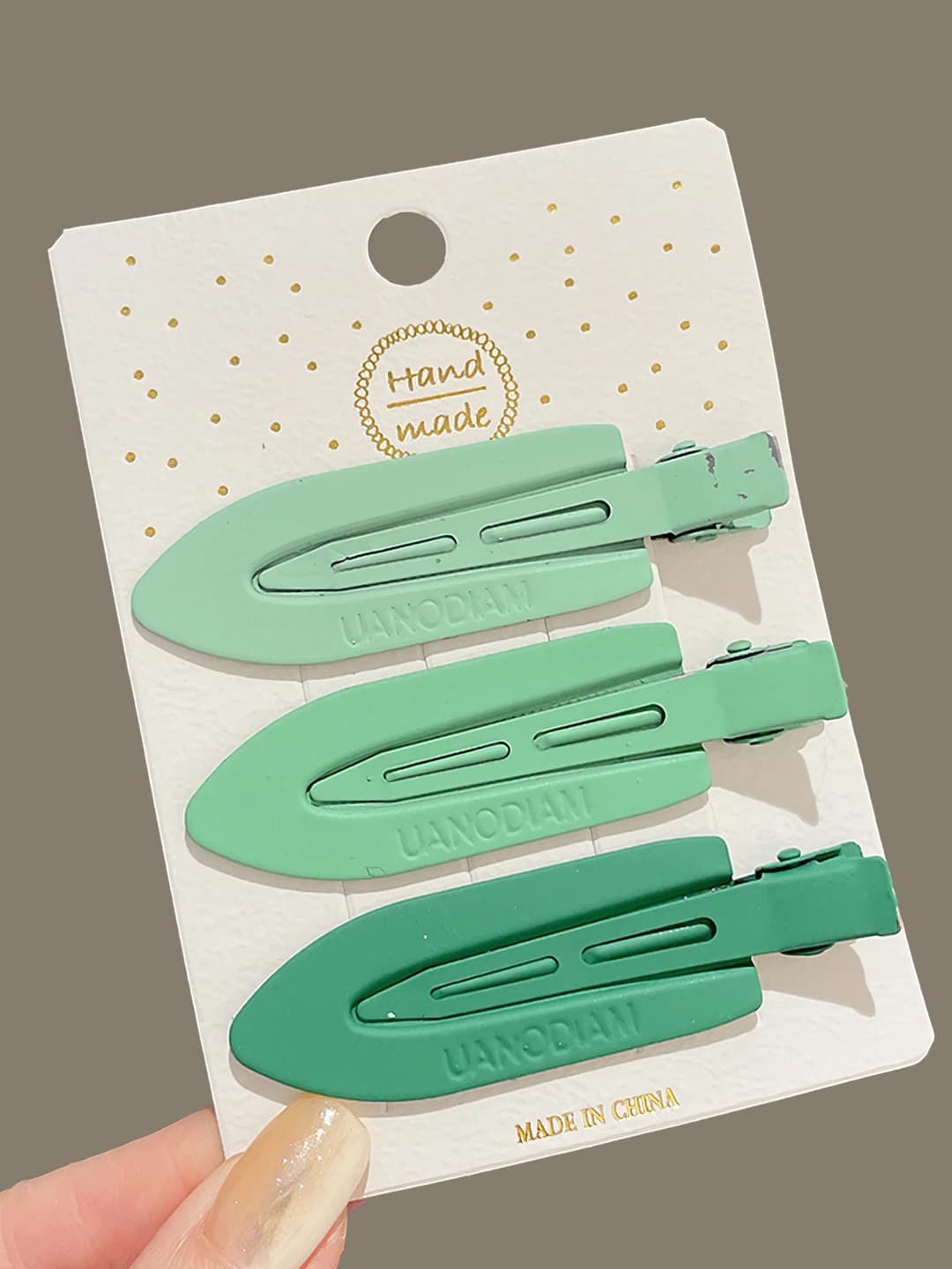 2# Green, 3 pcs