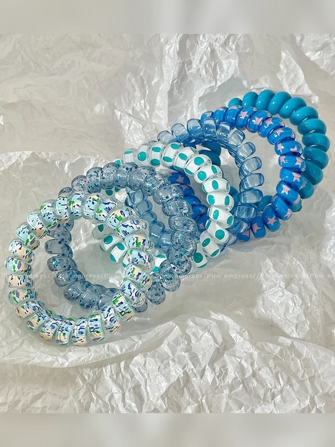 1# Milky blue 6 pcs 6cm