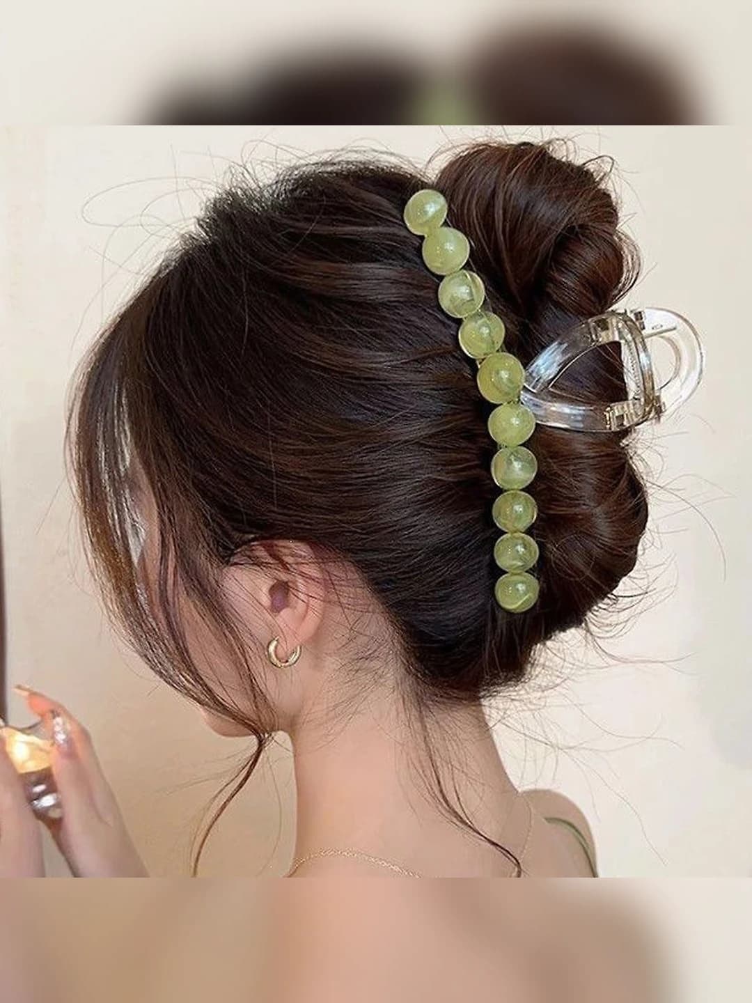 1# Green jelly clip ~13cm