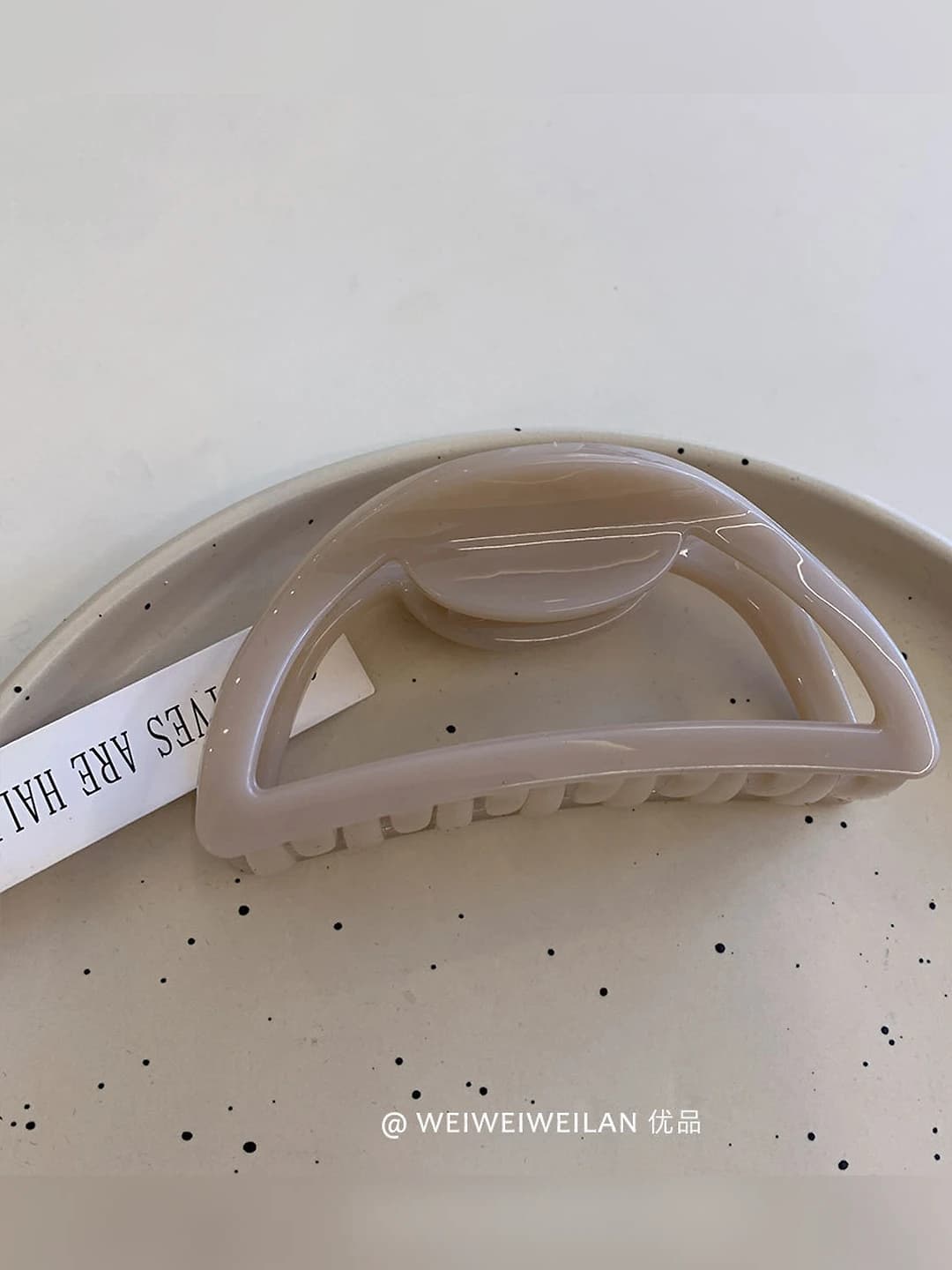 Jelly khaki, semicircle 10 cm