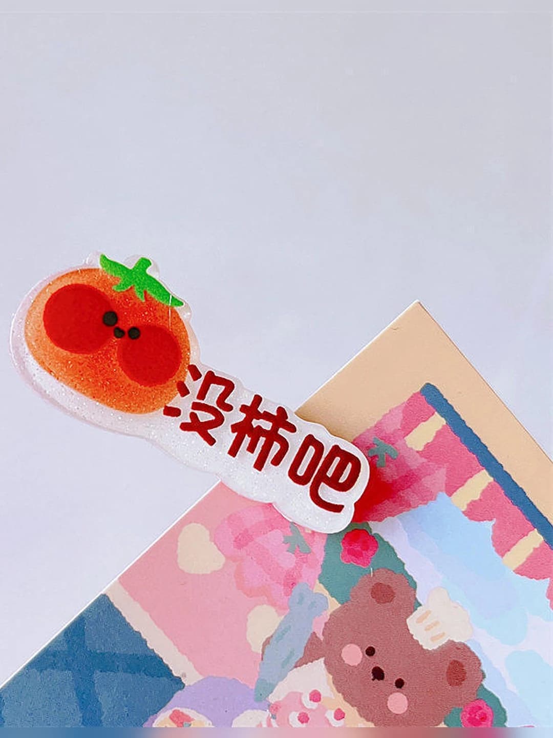 1# Fruit hair clip acrylic ~4.6cm