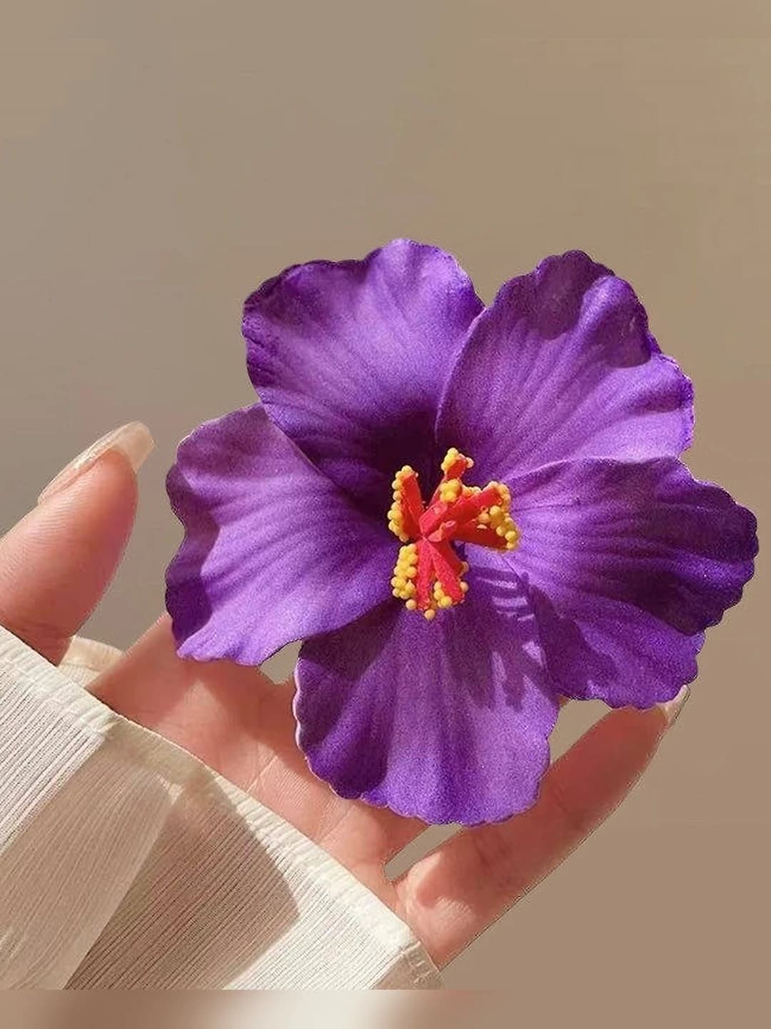 2# Binafsha plumeria soch qisqichi ~9.5 sm