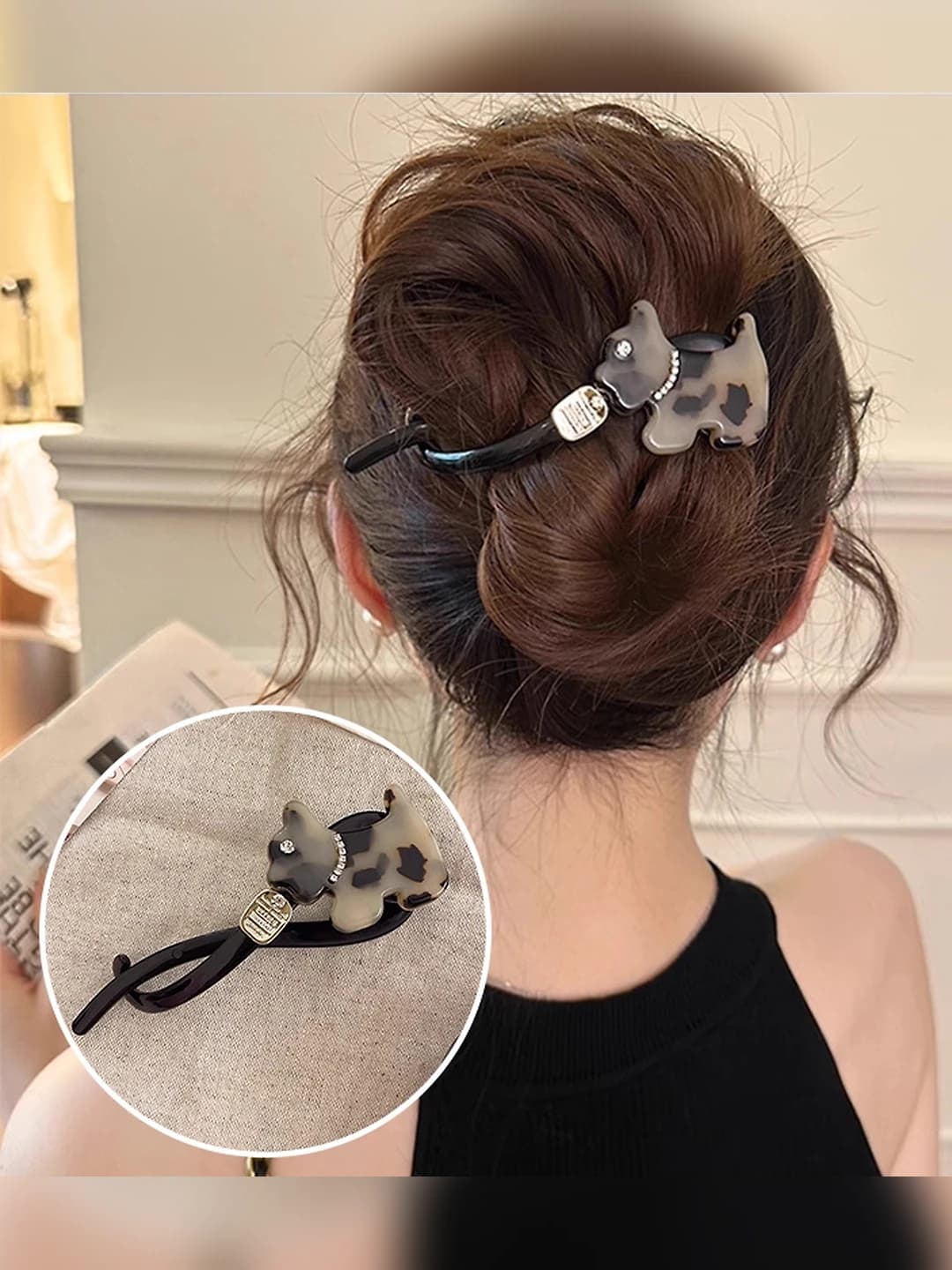 Black dog clip