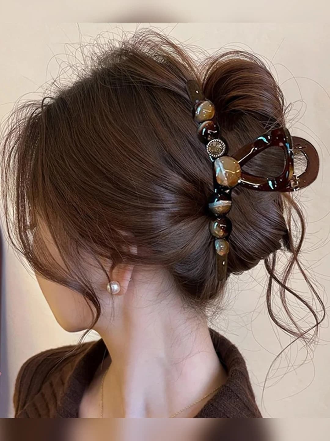 Premium Round Bead Clip, 13 cm