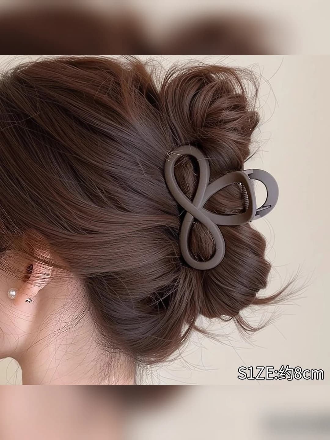 2# Coffee figure-8 clip 8cm