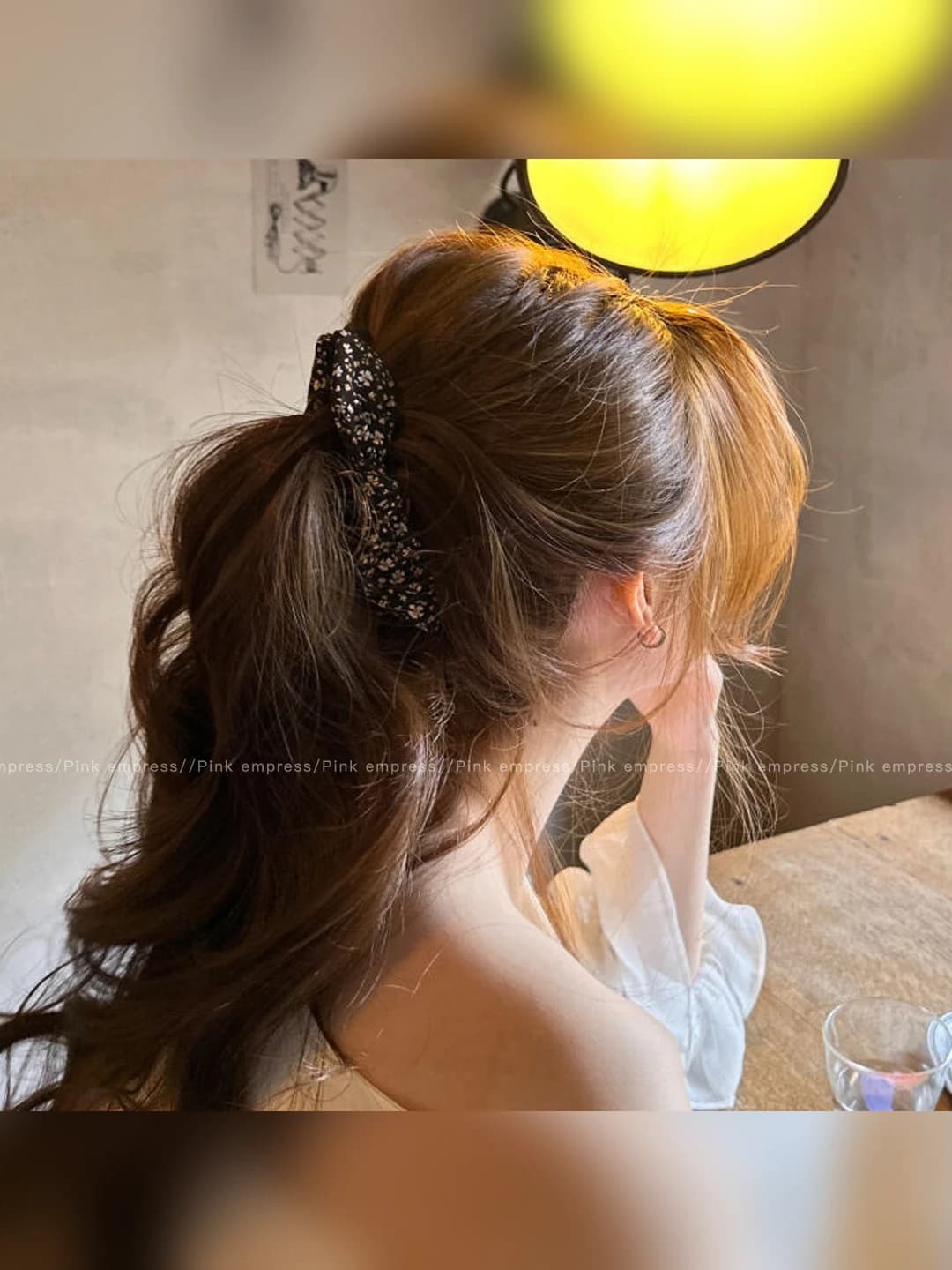 2# Сине-кофейный цветочный, 13.5 см