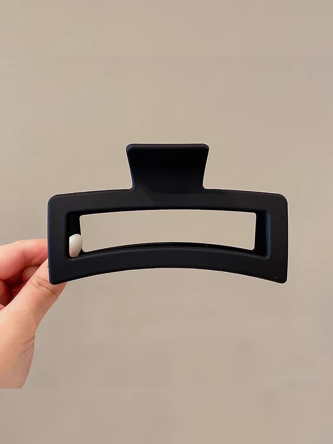 11# Matte black square clip 12.5 cm