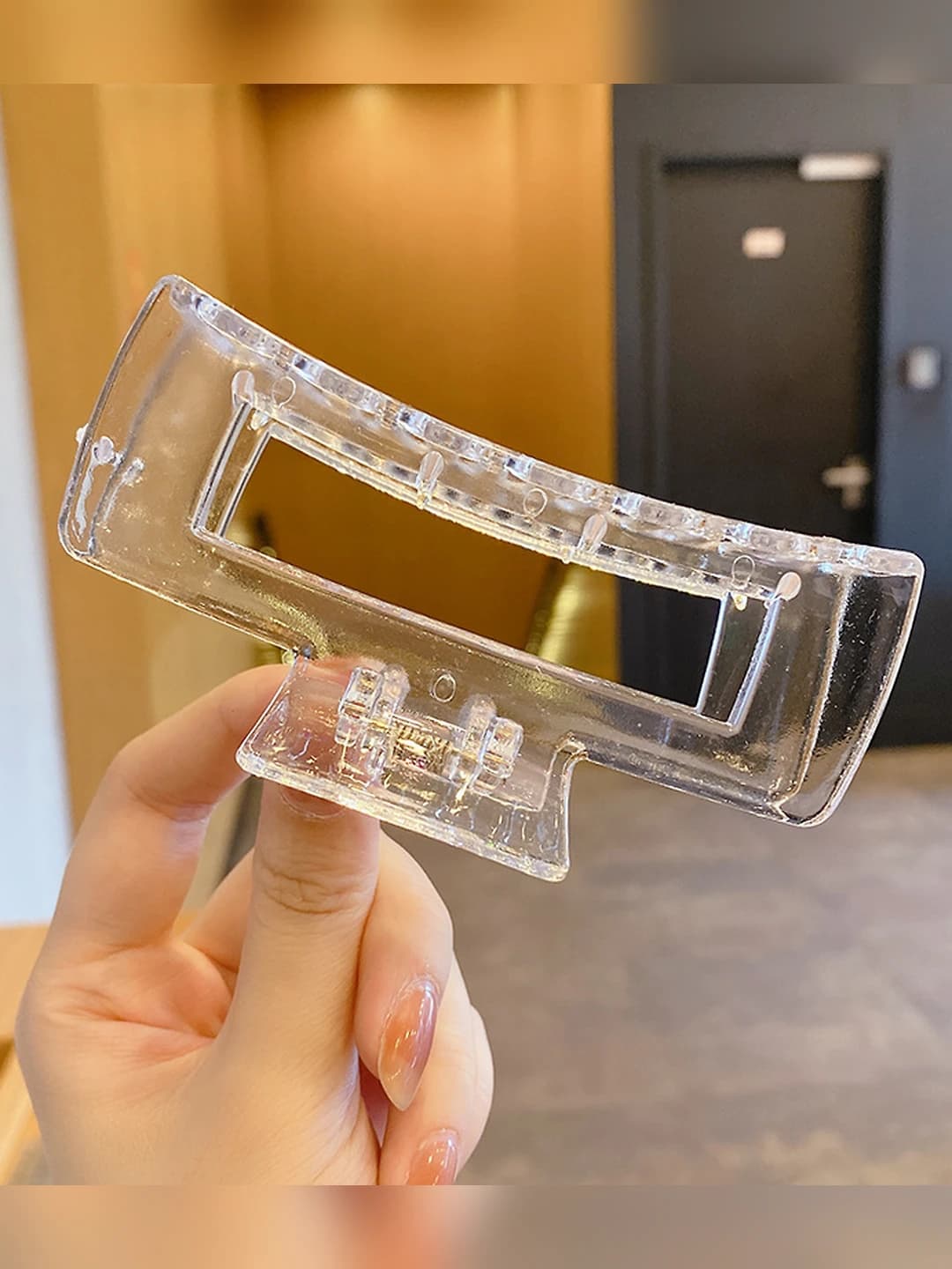 6# Прозрачный большой квадрат 10cm