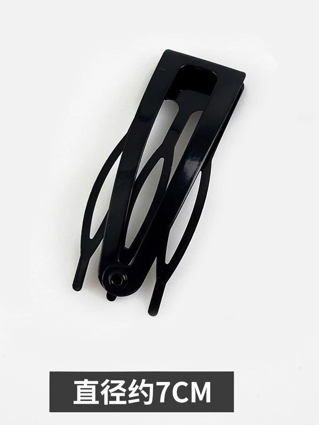 2# One Black Comb bb Clip Large 7cm