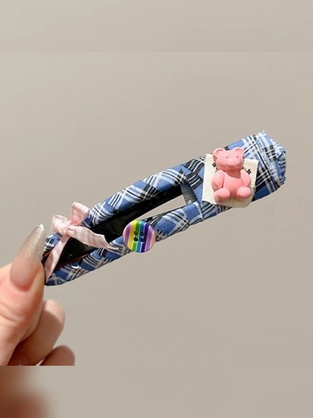 Moviy-pushti ayiq 12 cm