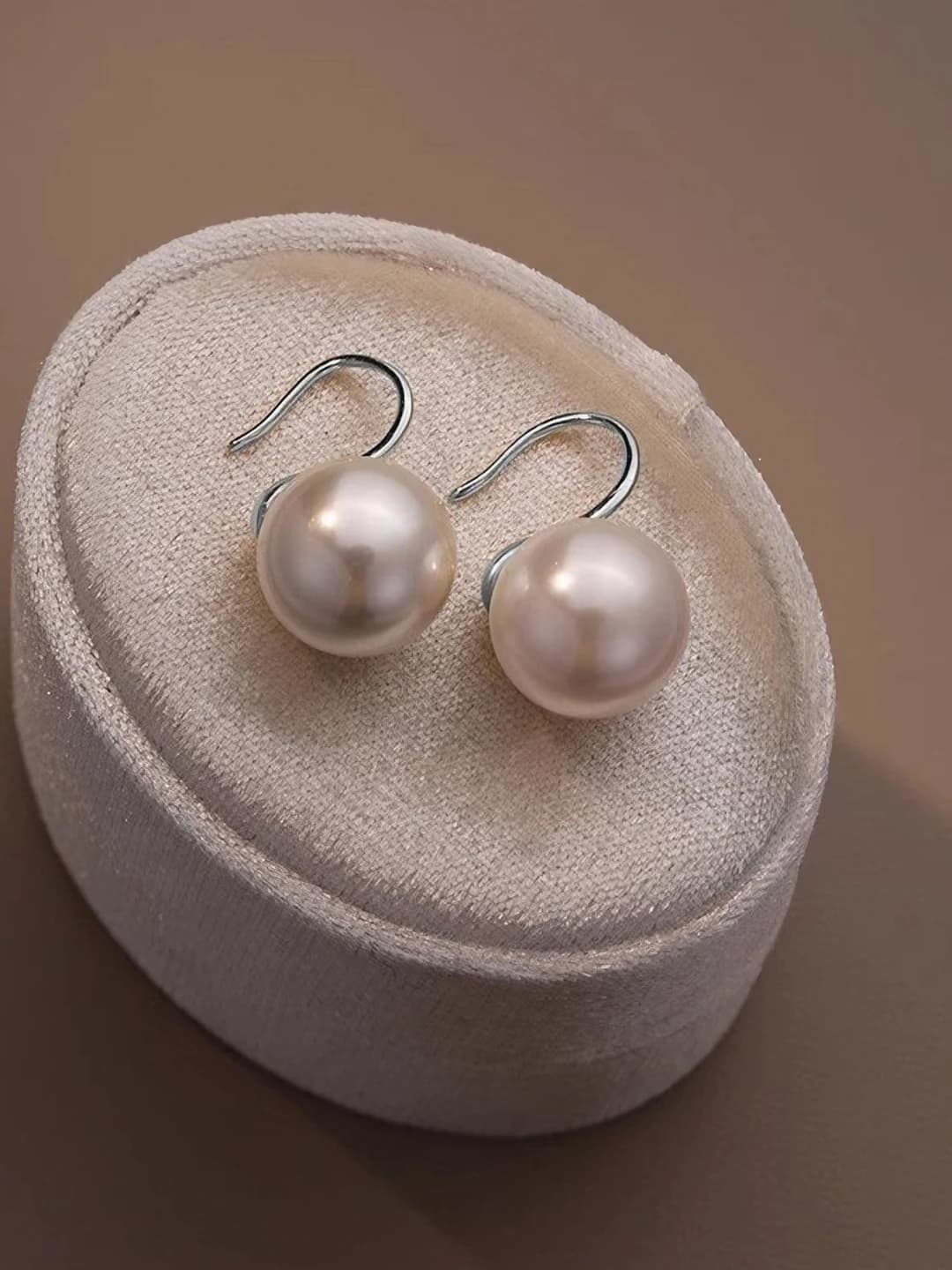 1# Pink pearl Silver 12mm 1067