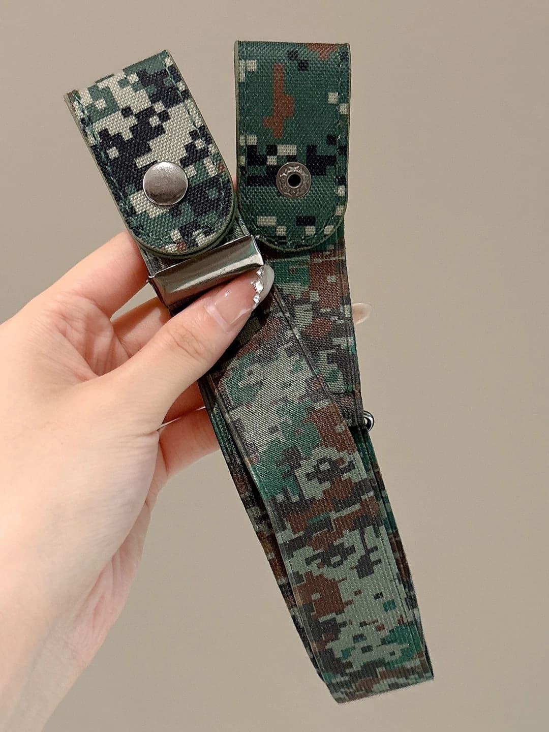 1# хаки-зелёный ремень ~66cm*2.7cm