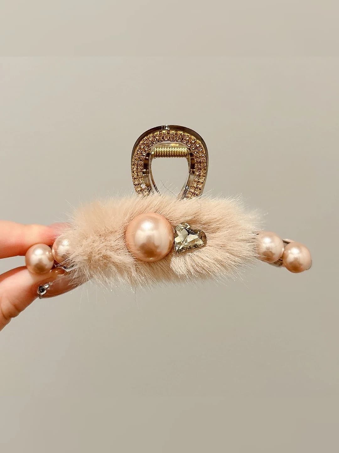 5# Champagne heart mink 11 cm