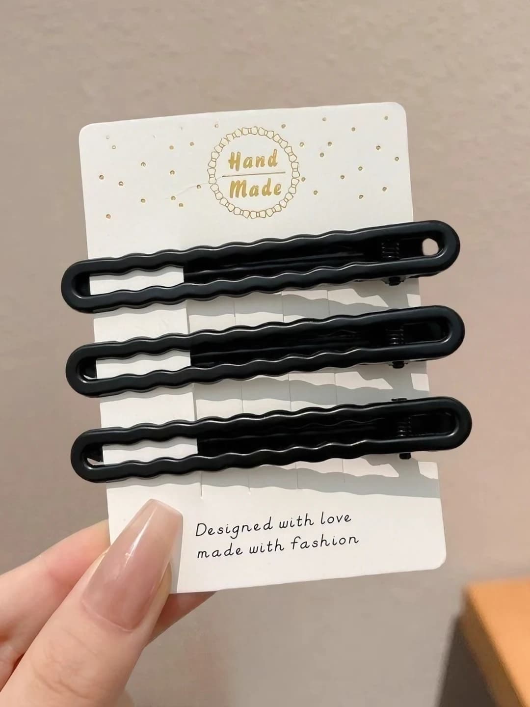 Katta to'lqinli oval o'rdak og'zi qisqich (3 dona) 8 cm