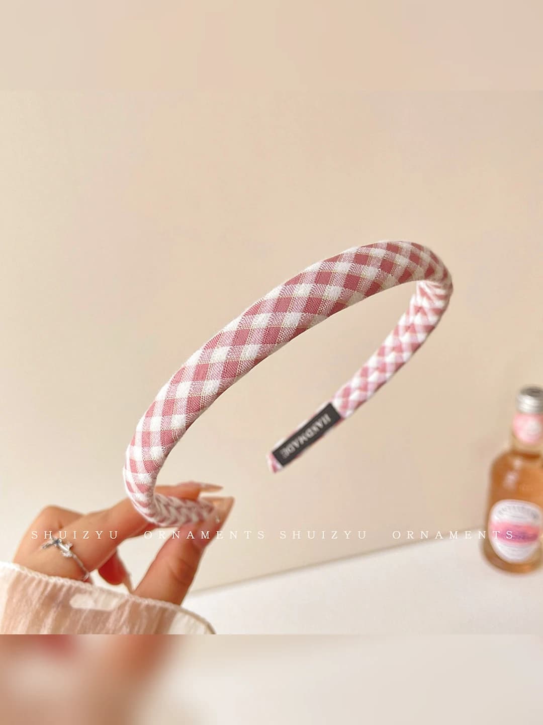 1# Pink plaid