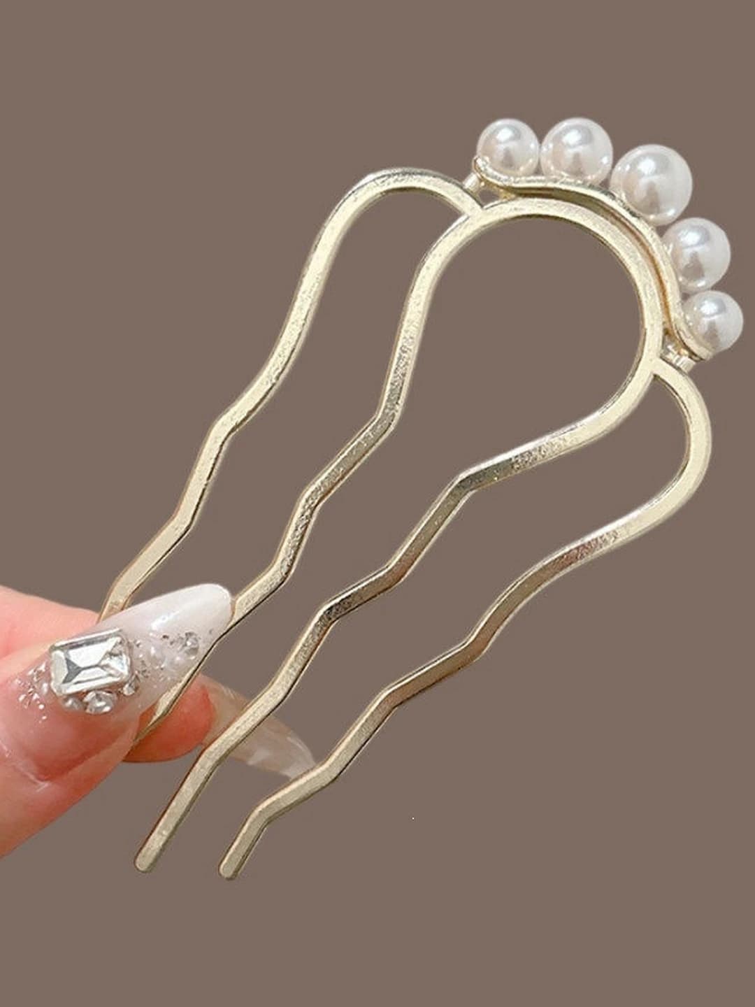 3# Gold small 5 pearls