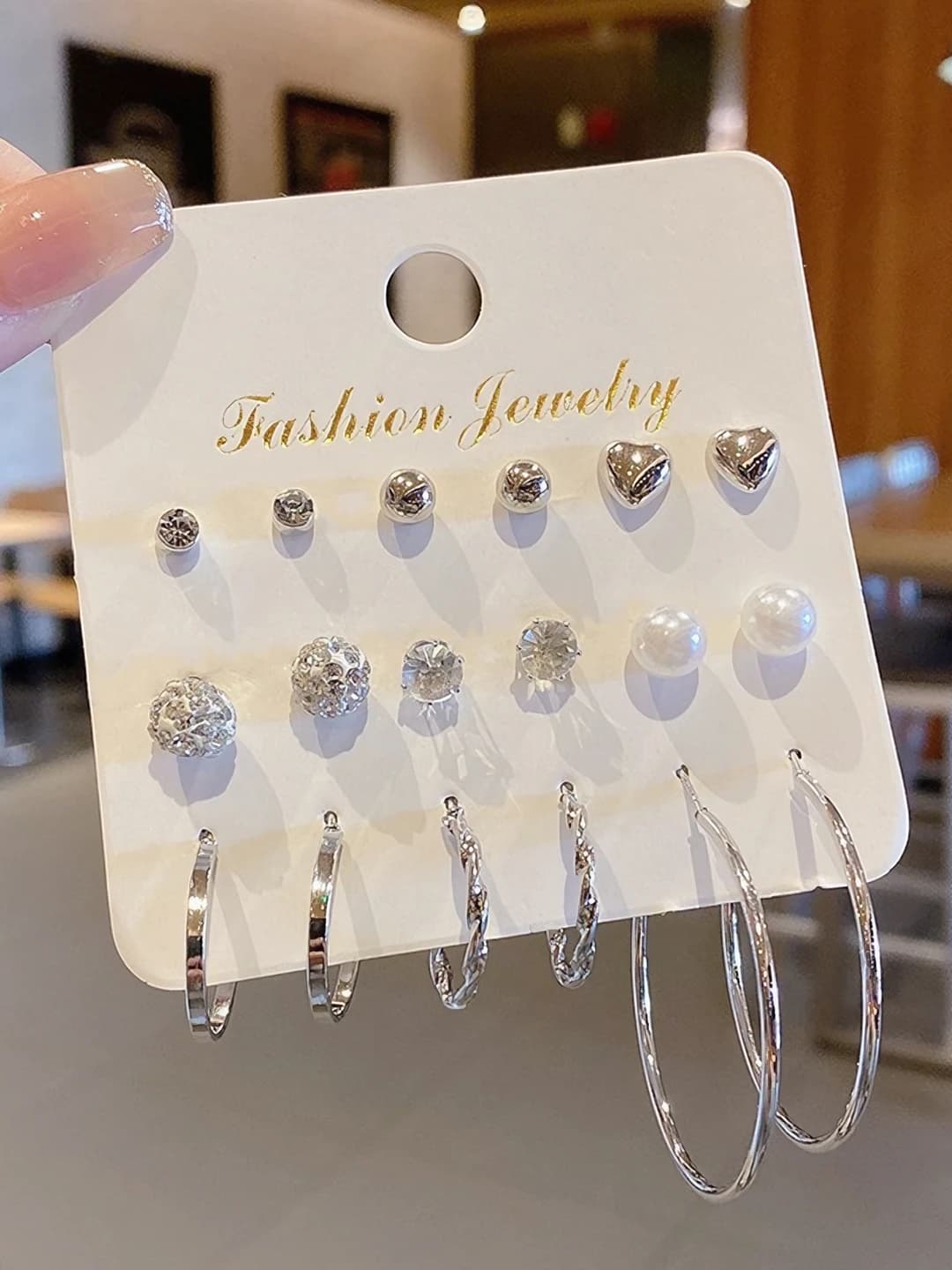 9-piece set, small hoops