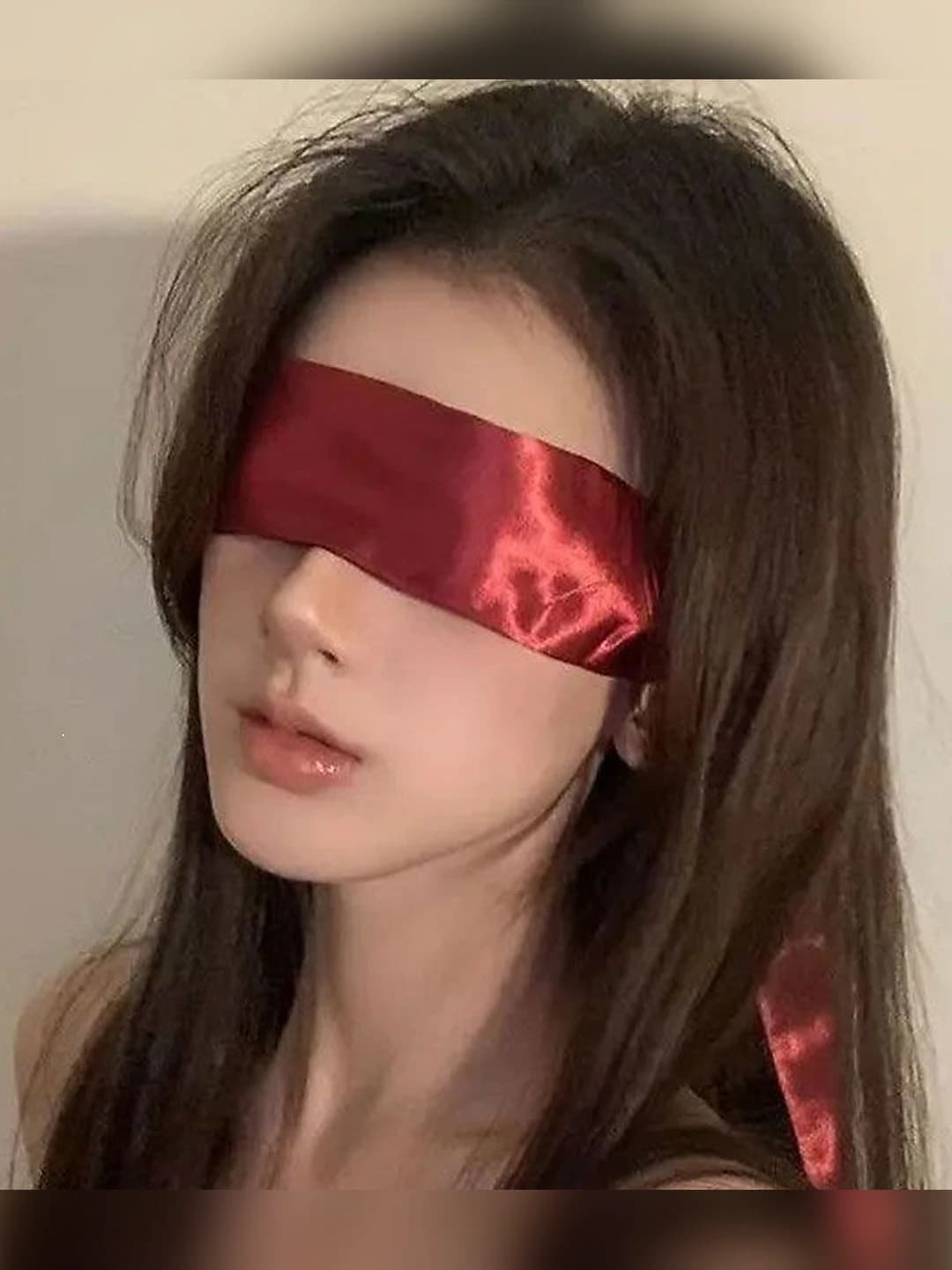 5# Qora-qizil ko'z maskasi, ~132 sm