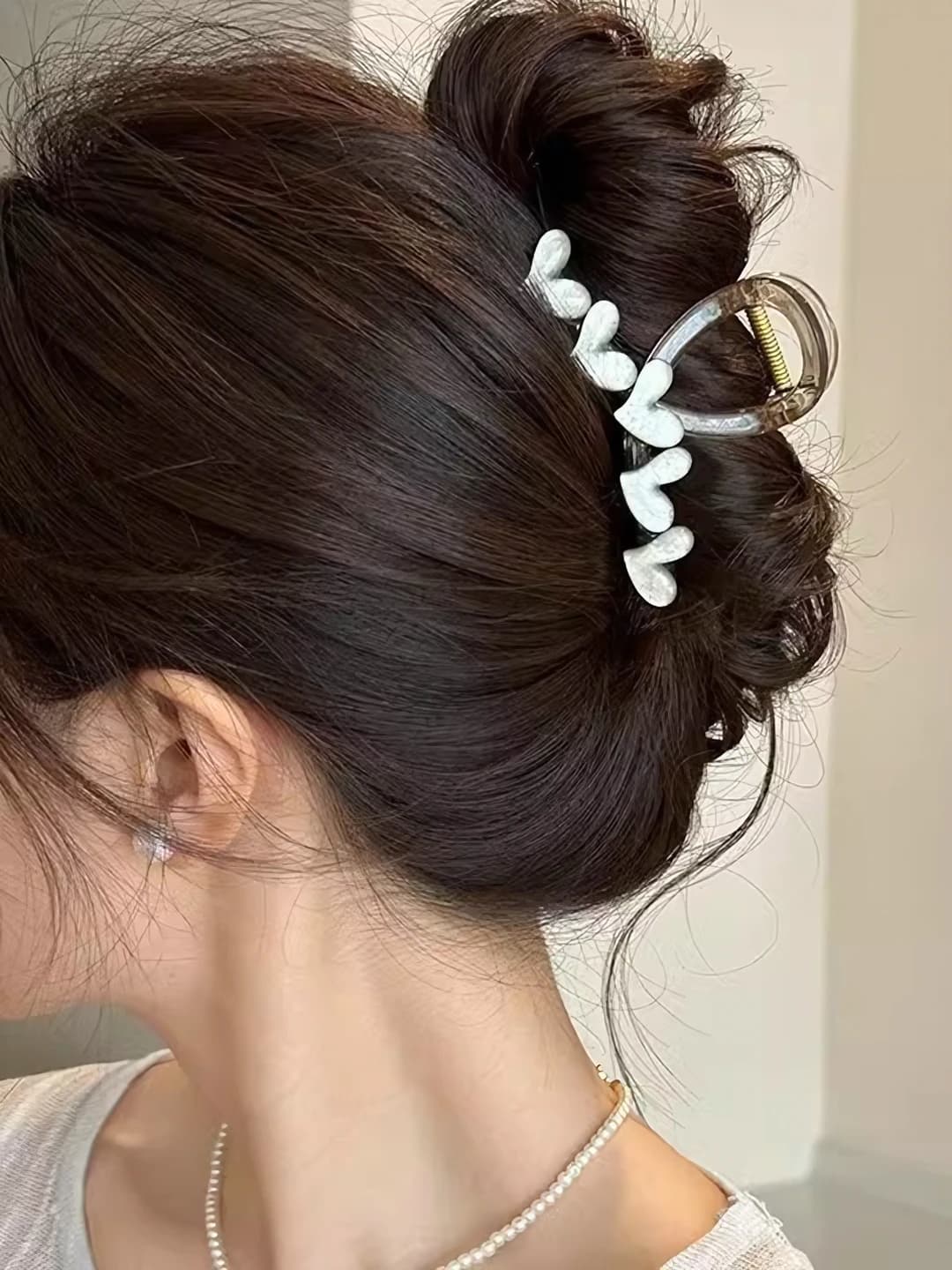 3# Серо-зелёный сердце зажим 8.3 см