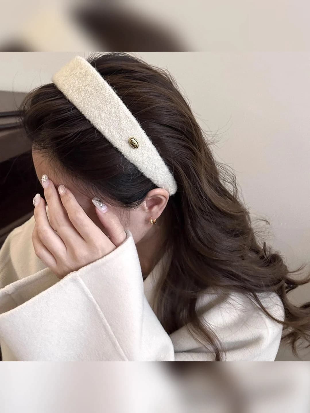 1# Off-white headband 4cm