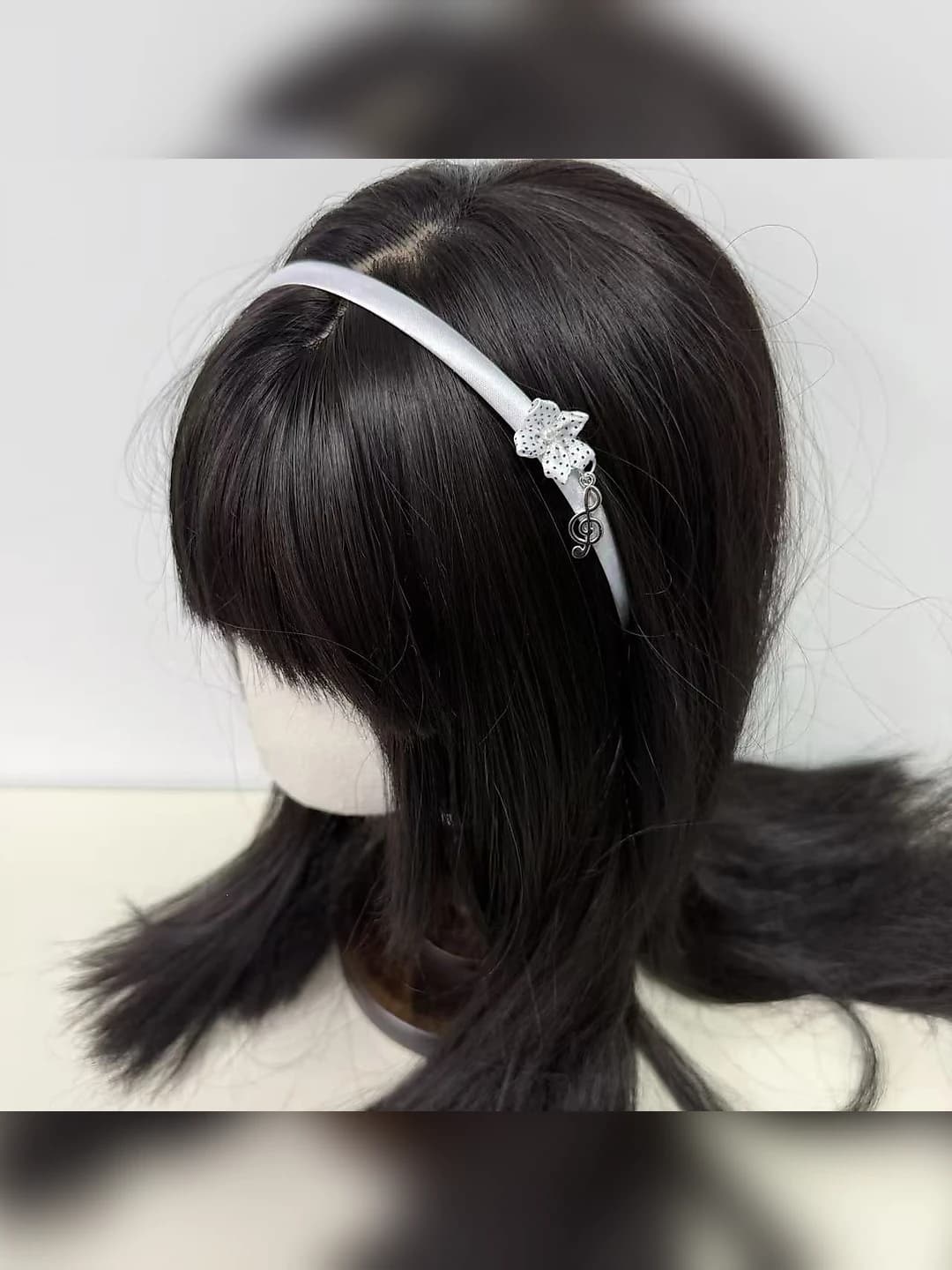 4# White flower headband ~0.8 cm