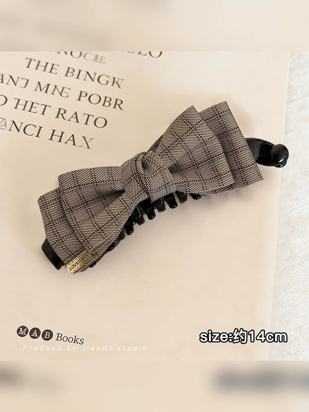 2# Light coffee clip ~14 cm