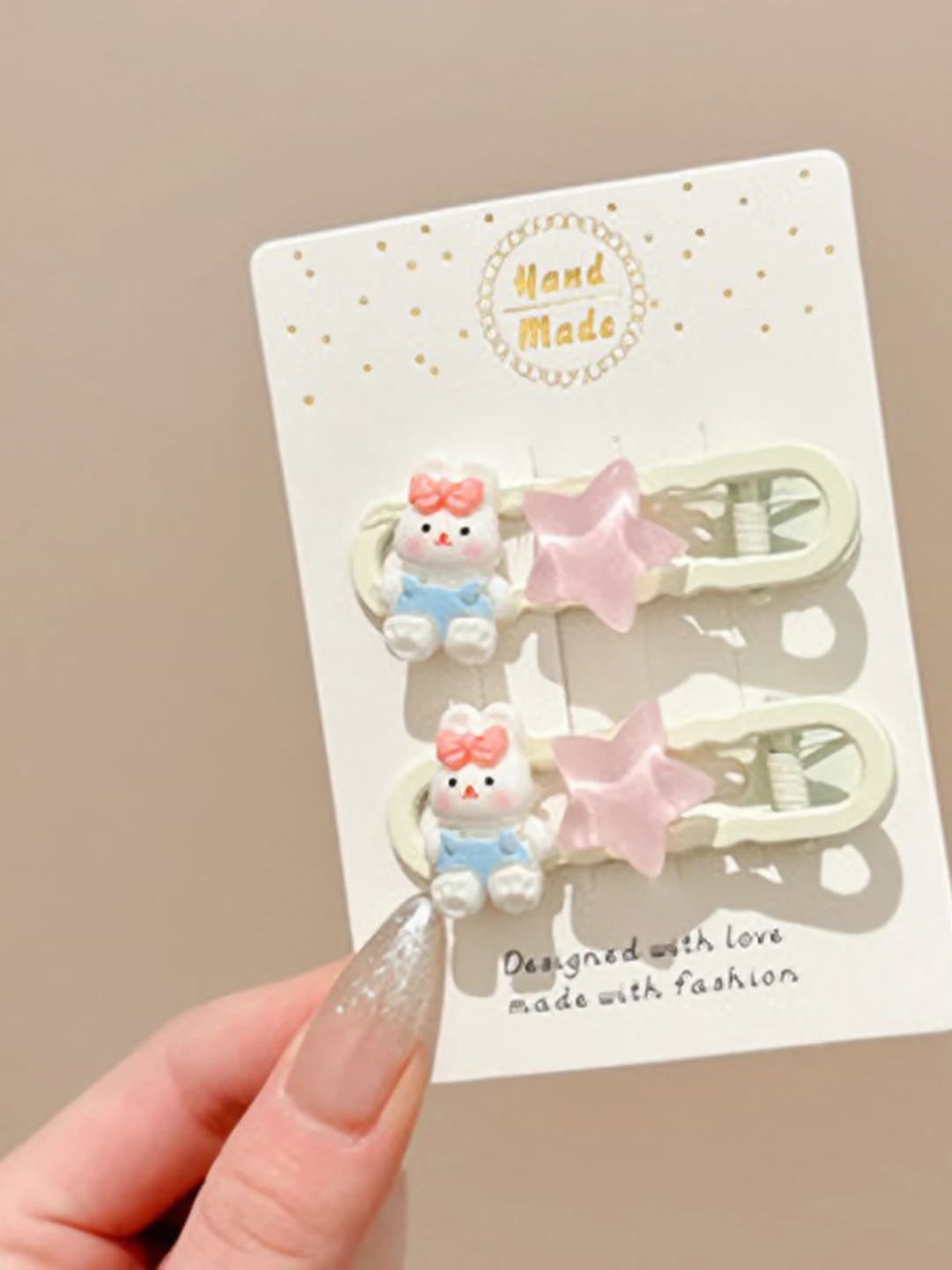 6# Strap stars, 1 pair, 6 cm