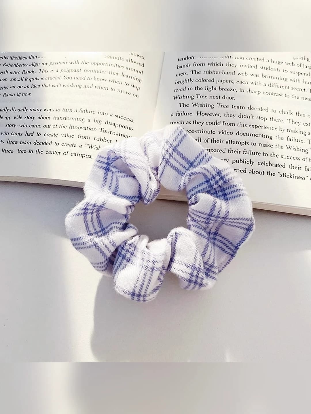 25# Белый с синей клеткой