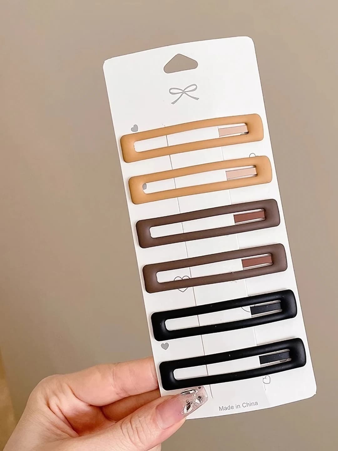 9# Classic, 3 colours, 6-piece set