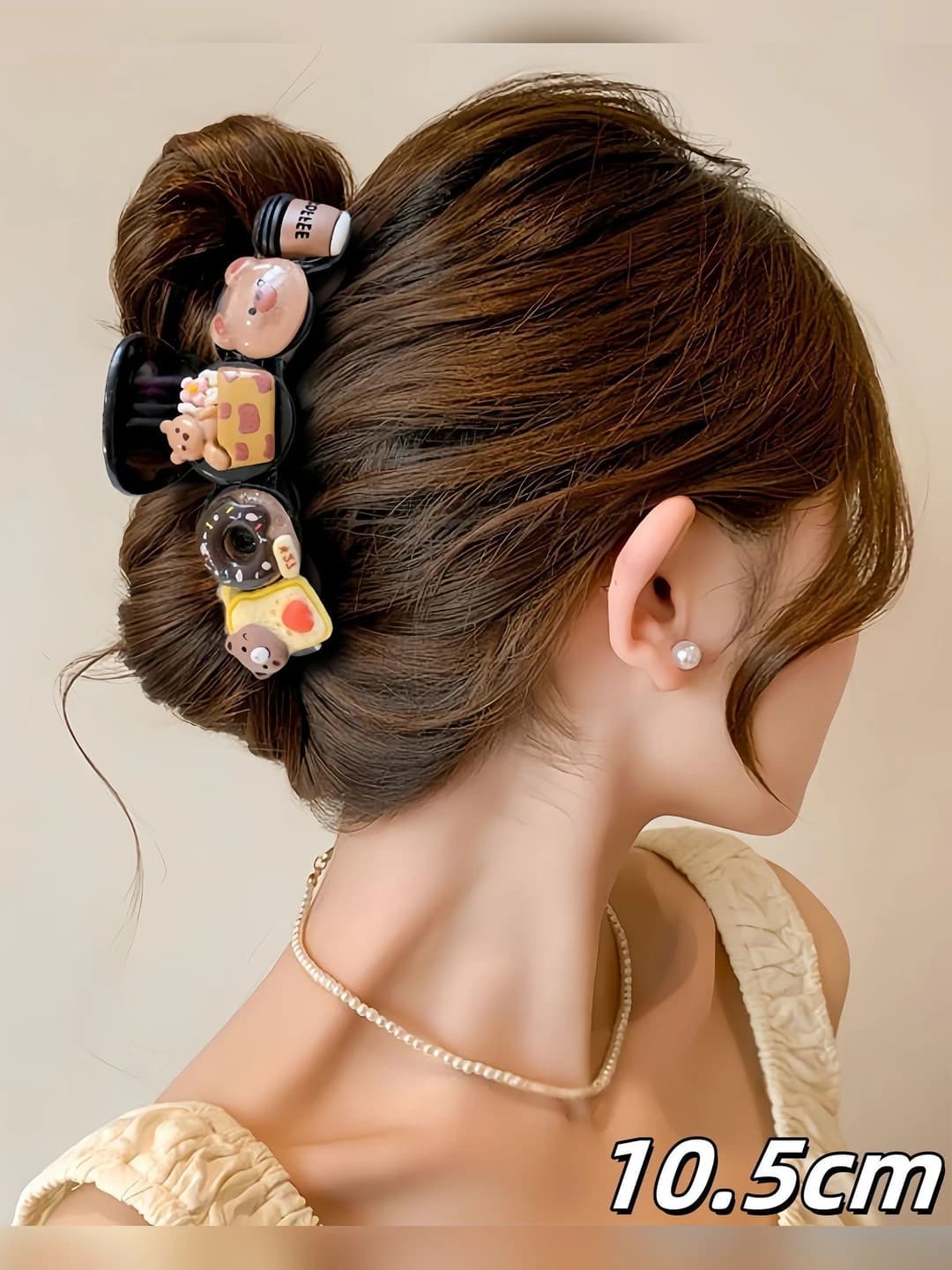 9# Donut, glossy black base
