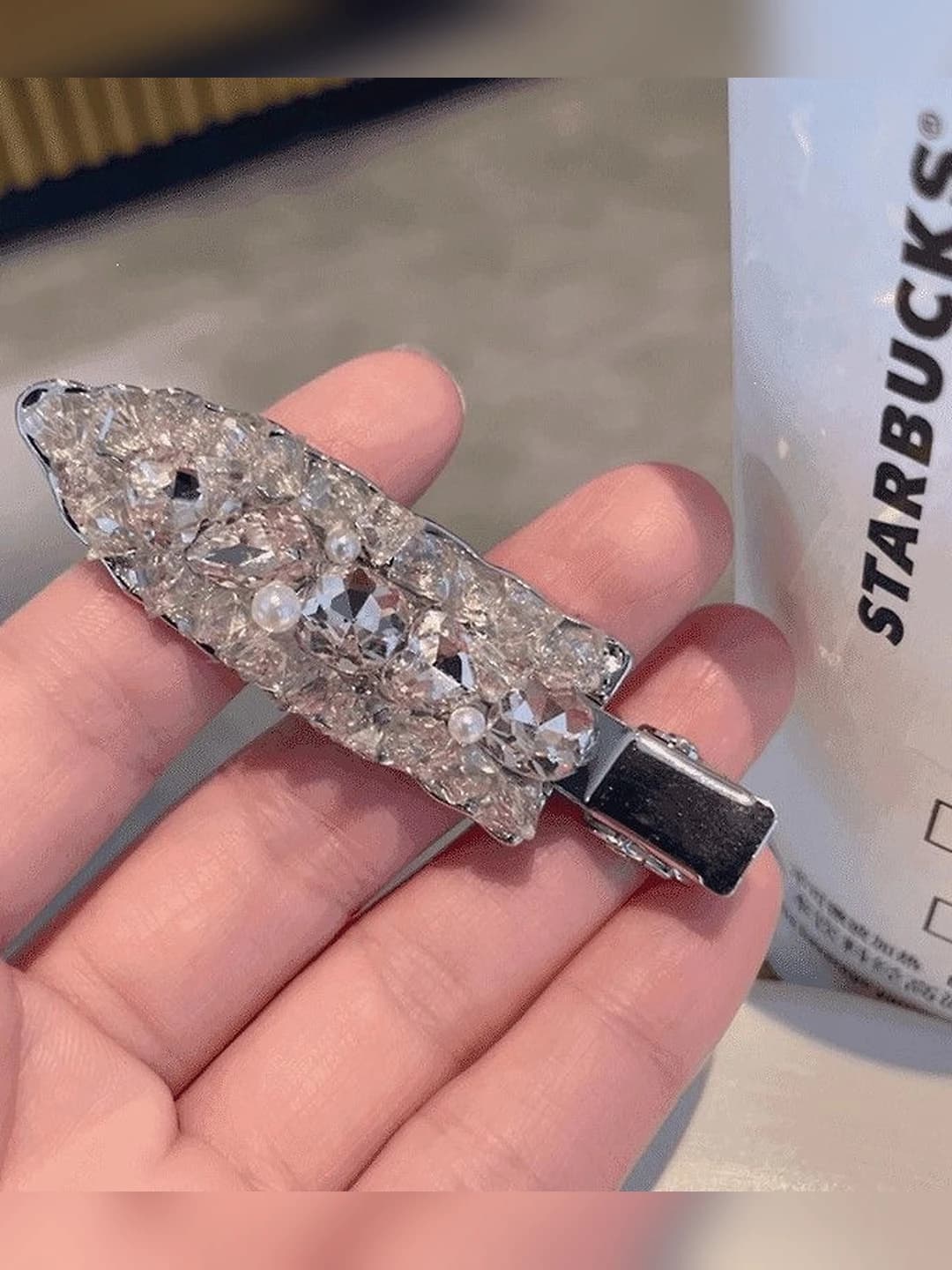 Pink crystal, 6.8 cm