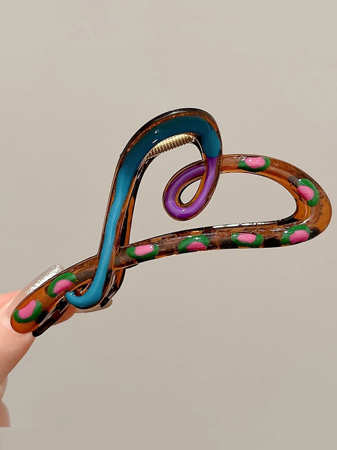 5# Большой горошек сердце-12cm