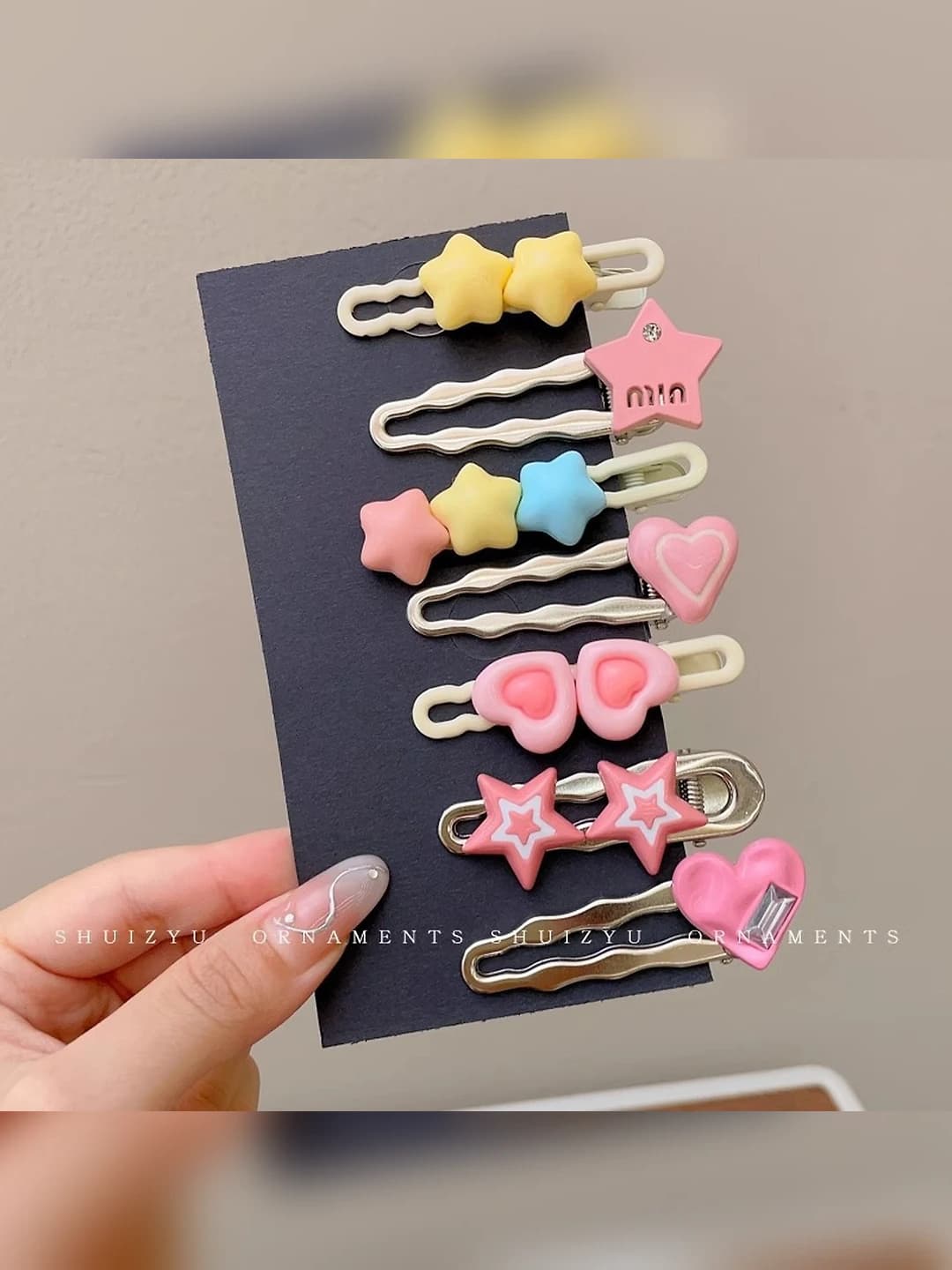 19 Розовые сердечки 7 шт