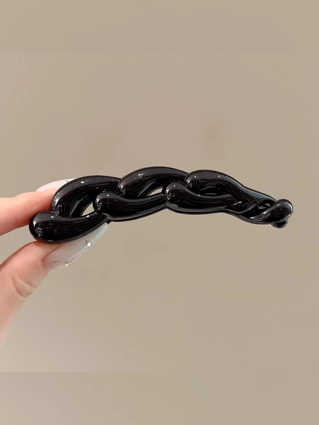 3# Black twist - approx. 10 cm
