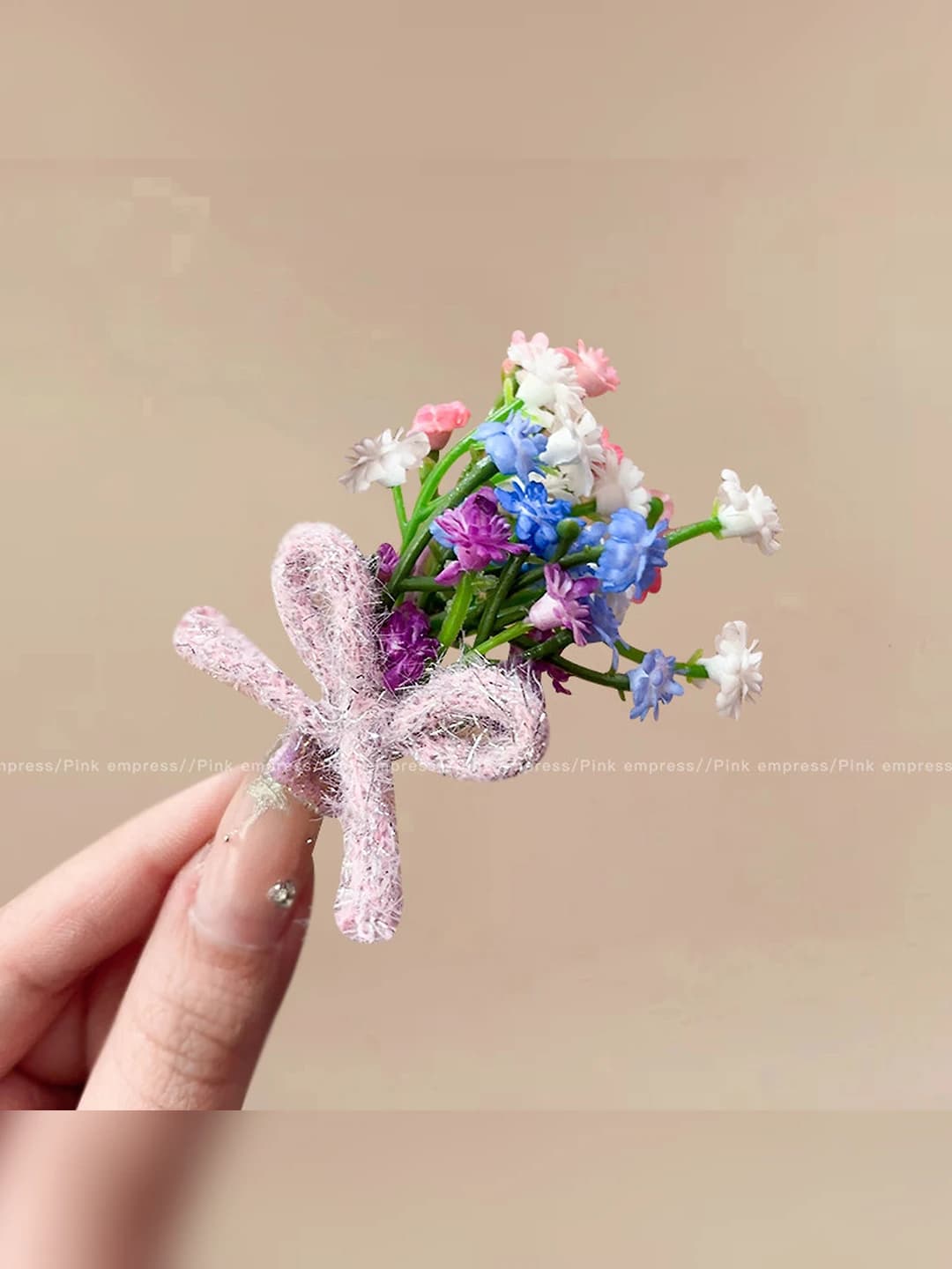 1# delicate flowers 1 pc, 6.5cm
