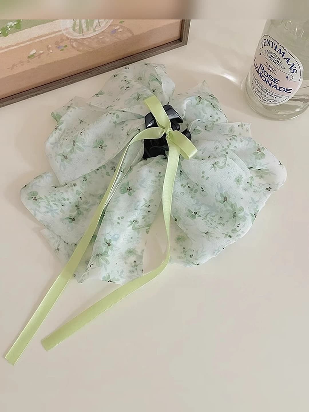 5# Floral - Mint green 15 cm