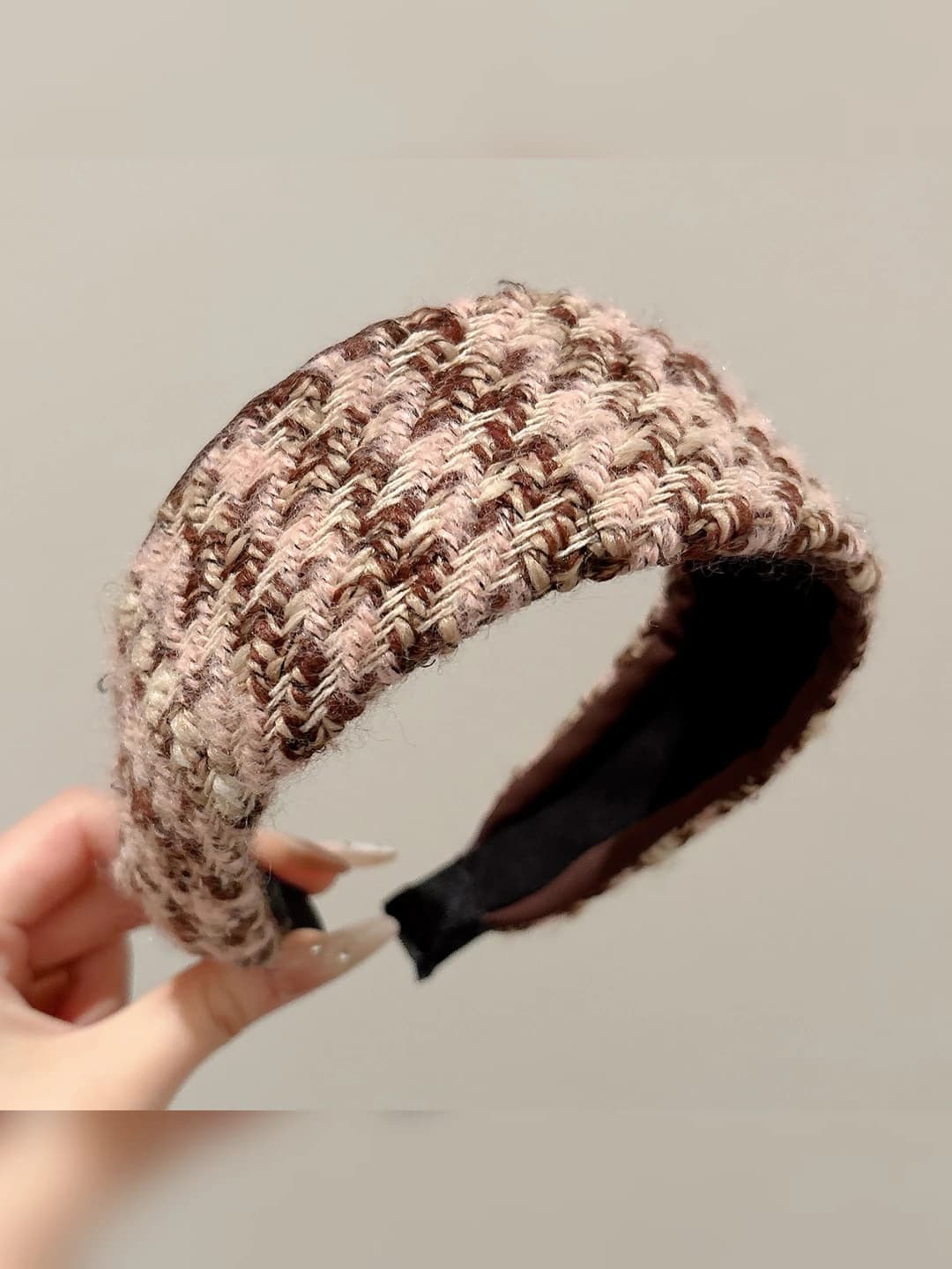 3# Pink plaid - 5.5 cm