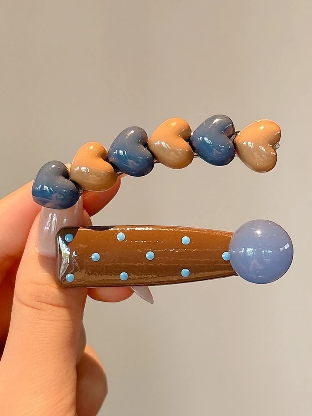 1# Blue-coffee pair 6.5 cm