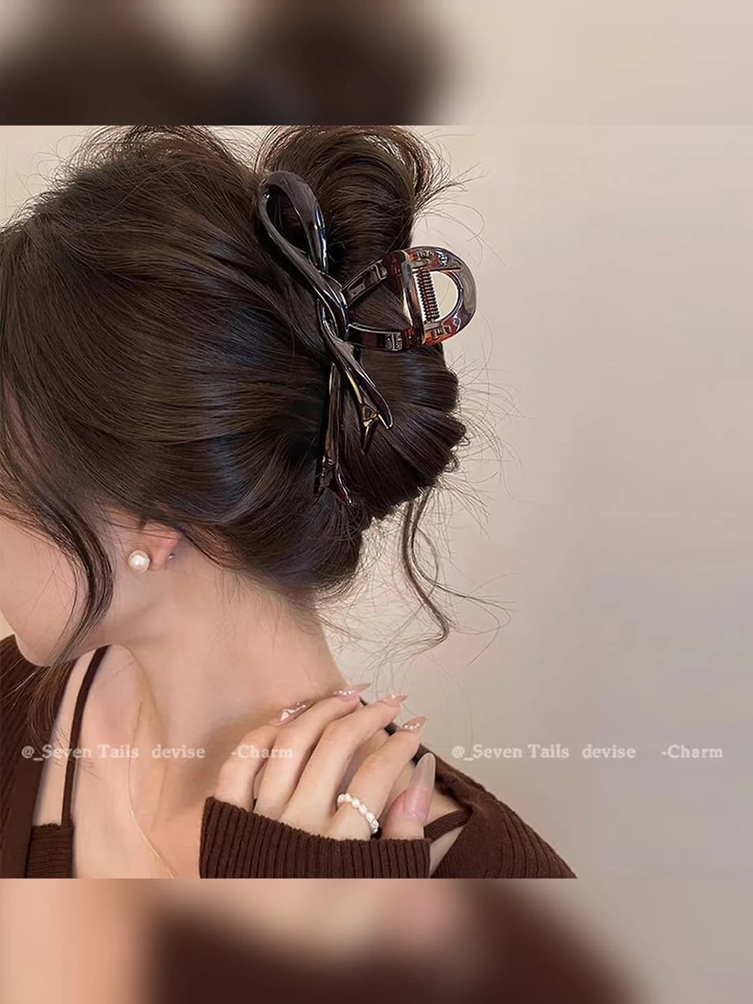 1 set [glossy brown] 13.3 cm