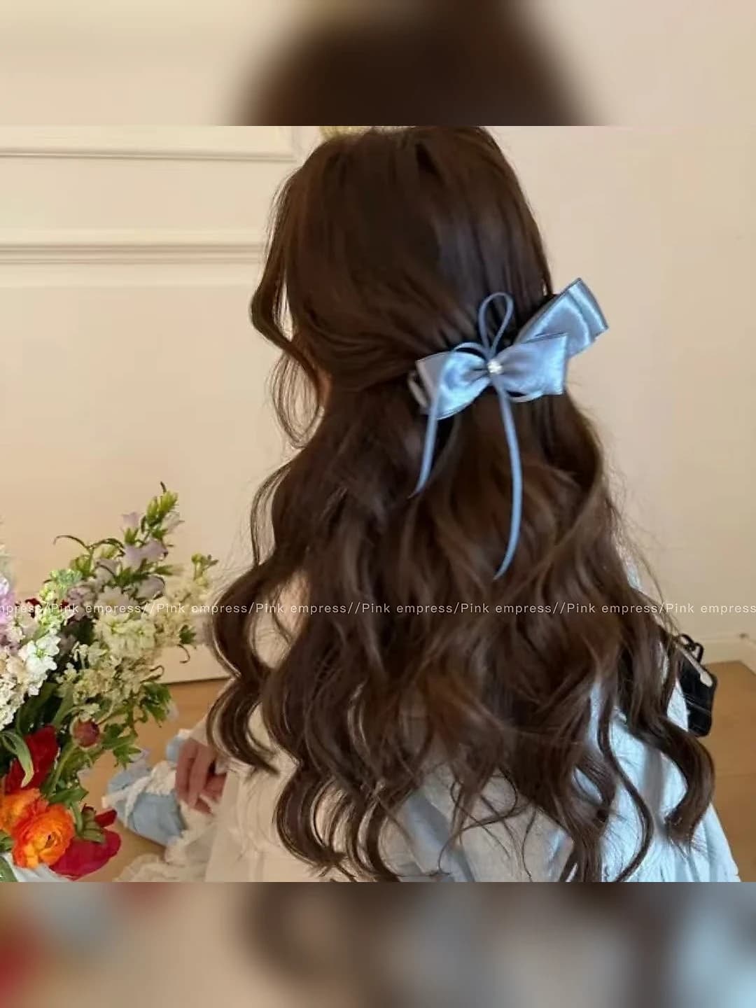 3# Blue banana clip, 13 cm