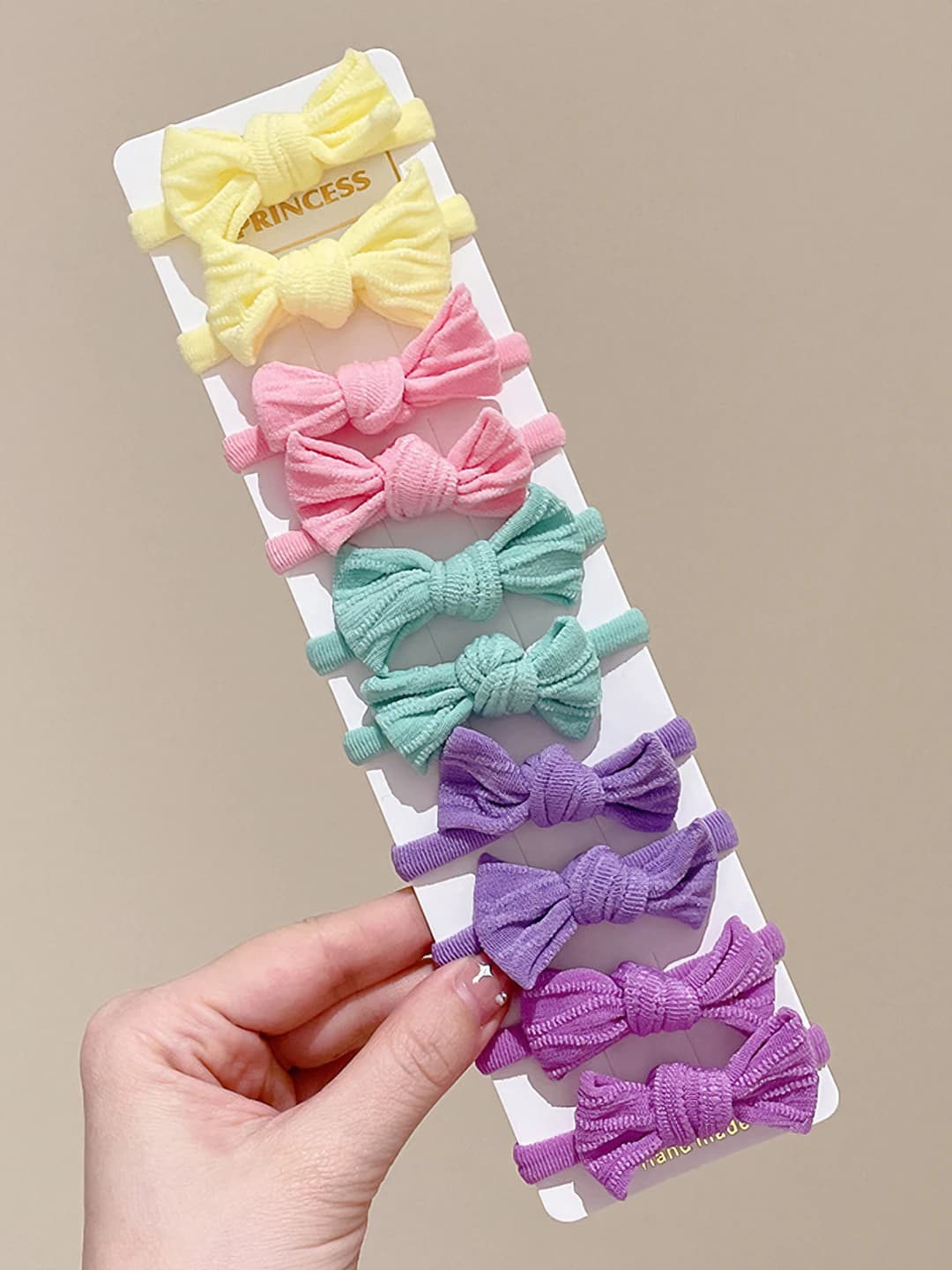 Multicolour bow 10 pcs