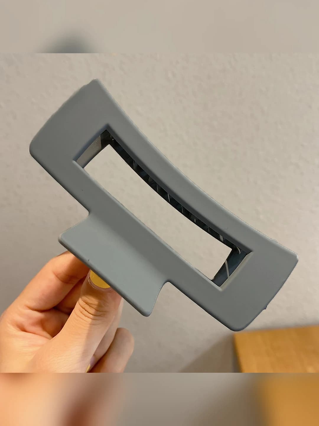 18# Kulrang-ko'k kvadrat klips